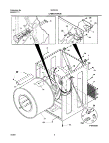 03 - Dry Cab,Heater parts for White Westinghouse Dryer SER341AS0 from AppliancePartsPros.com