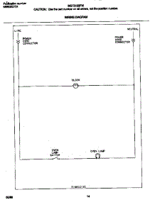 07 - Wiring Diagram parts for Frigidaire Range MSF312BFWB from AppliancePartsPros.com