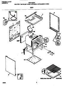04 - Body parts for Frigidaire Range MSF312BFWE from AppliancePartsPros.com