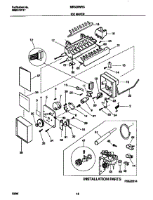 10 - Ice Maker parts for Frigidaire Refrigerator MRS20WRGD2 from AppliancePartsPros.com