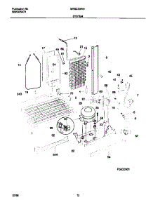 07 - System parts for Frigidaire Refrigerator MRS22WHHW0 from AppliancePartsPros.com