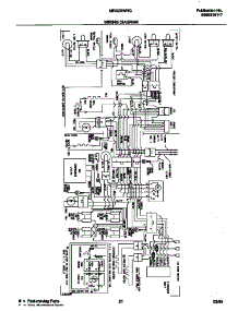 12 - Wiring Diagram parts for Frigidaire Refrigerator MRS20WRGD2 from AppliancePartsPros.com
