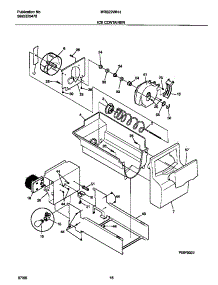 09 - Ice Container parts for Frigidaire Refrigerator MRS22WHHW0 from AppliancePartsPros.com