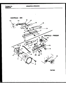 07 - Refrigerator Control Assembly, Damp parts for Frigidaire Refrigerator MRS24WHBD0 from AppliancePartsPros.com