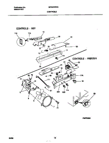 06 - Controls parts for Frigidaire Refrigerator MRS22WNCD2 from AppliancePartsPros.com