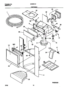 08 - Dispenser parts for Frigidaire Refrigerator MRS26LGJB1 from AppliancePartsPros.com