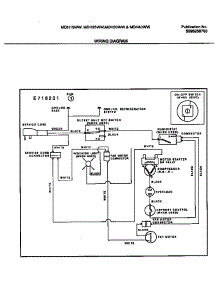 05 - Wiring Diagram parts for Frigidaire Dehumidifier MDH15WW1 from AppliancePartsPros.com