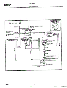 04 - Wiring Diagram parts for Frigidaire Dehumidifier MDH40YW1 from AppliancePartsPros.com