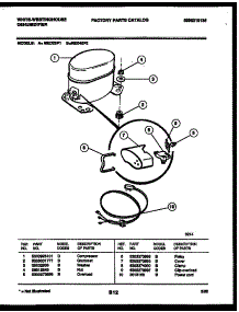 05 - Compressor Parts parts for Frigidaire Dehumidifier MED40P2 from AppliancePartsPros.com