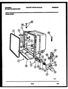 05 - Tub And Frame Parts parts for Frigidaire Dishwasher DB700PD1 from AppliancePartsPros.com