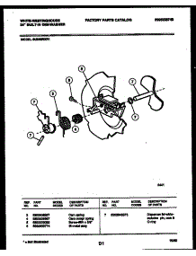 03 - Cam parts for Frigidaire Dishwasher SU880RXR1 from AppliancePartsPros.com