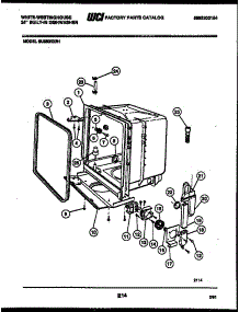 05 - Tub And Frame Parts parts for Frigidaire Dishwasher SU550NXR1 from AppliancePartsPros.com
