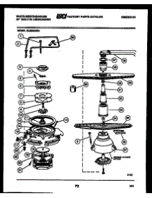 06 - Motor Pump Parts parts for Frigidaire Dishwasher SU550NXR1 from AppliancePartsPros.com