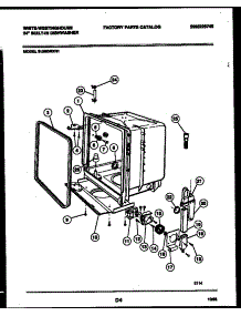 05 - Tub And Frame Parts parts for Frigidaire Dishwasher SU880RXR1 from AppliancePartsPros.com
