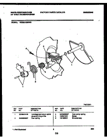 03 - Cam parts for Frigidaire Dishwasher WDB212GBD0 from AppliancePartsPros.com