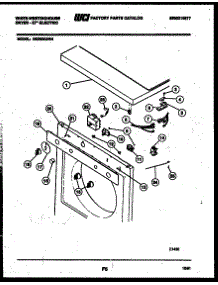 04 - Console And Control Parts parts for Frigidaire Dryer DE250KDW4 from AppliancePartsPros.com