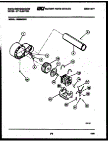 05 - Blower And Drive Parts parts for Frigidaire Dryer DE250KDD4 from AppliancePartsPros.com