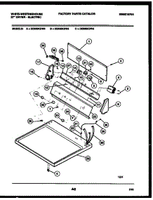 04 - Console And Control Parts parts for Frigidaire Dryer DE800KDH4 from AppliancePartsPros.com