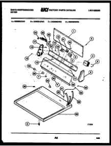 04 - Console And Control Parts parts for Frigidaire Dryer DE600KDD2 from AppliancePartsPros.com