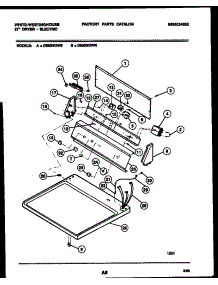 04 - Console And Control Parts parts for Frigidaire Dryer DE800KDW6 from AppliancePartsPros.com