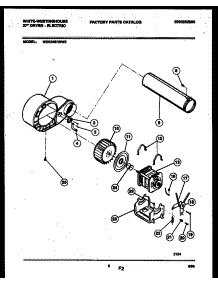 05 - Blower And Drive Parts parts for Frigidaire Dryer WDE546RBD0 from AppliancePartsPros.com