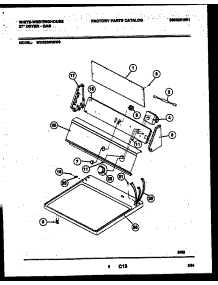 04 - Console And Control Parts parts for Frigidaire Dryer WDG336RBD0 from AppliancePartsPros.com