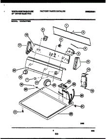 04 - Console And Control Parts parts for Frigidaire Dryer WDE547PBS0 from AppliancePartsPros.com