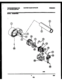 05 - Blower And Drive Parts parts for Frigidaire Dryer WDE547PBS0 from AppliancePartsPros.com