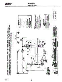 07 - 131517300 Wiring Diagram parts for Frigidaire Dryer WDG336RES1 from AppliancePartsPros.com