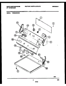 04 - Console And Control Parts parts for Frigidaire Dryer WDG846RBD0 from AppliancePartsPros.com