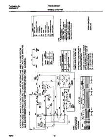 07 - Wiring Diagram parts for Frigidaire Dryer WDG546RGS1 from AppliancePartsPros.com