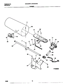 06 - Burner parts for Frigidaire Dryer WDG546RBW2 from AppliancePartsPros.com