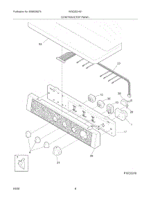07 - Controls / Top Panel parts for White Westinghouse Dryer WGQ332HS1 from AppliancePartsPros.com
