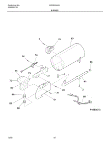 11 - Burner parts for White Westinghouse Dryer WGR242AS4 from AppliancePartsPros.com