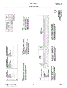 13 - Wiring Diagram parts for White Westinghouse Dryer WGR242AS4 from AppliancePartsPros.com