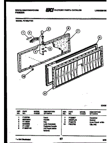 03 - Inner Parts parts for Frigidaire Freezer FC162JTW3 from AppliancePartsPros.com