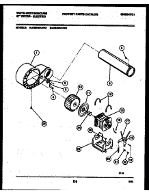 05 - Blower And Drive Parts parts for Frigidaire Dryer DE400ADW2 from AppliancePartsPros.com