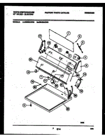 04 - Console And Control Parts parts for Frigidaire Dryer DE400ADD3 from AppliancePartsPros.com