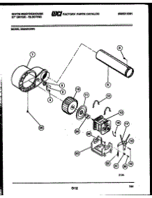 05 - Blower And Drive Parts parts for Frigidaire Dryer DE640KDD4 from AppliancePartsPros.com