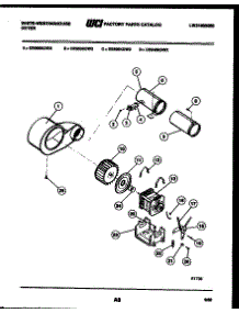 05 - Motor And Blower Parts parts for Frigidaire Dryer DE650KDH2 from AppliancePartsPros.com