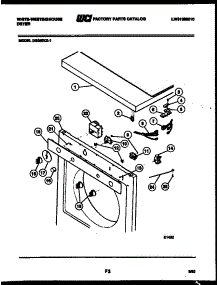 04 - Door And Installation Parts parts for Frigidaire Dryer DG250KXH1 from AppliancePartsPros.com