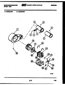 05 - Motor And Blower Parts parts for Frigidaire Dryer DG400KXD3 from AppliancePartsPros.com