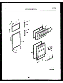 02 - Door Parts parts for Frigidaire Refrigerator MRT15CHAW0 from AppliancePartsPros.com