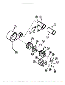 05 - Motor And Blower Parts parts for Frigidaire Dryer DG400KXH1 from AppliancePartsPros.com