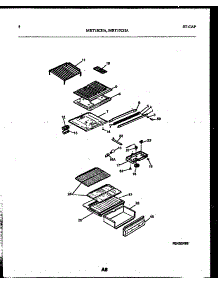05 - Shelves And Supports parts for Frigidaire Refrigerator MRT15CHAW0 from AppliancePartsPros.com