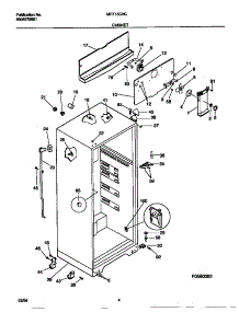 03 - Cabinet parts for Frigidaire Refrigerator MRT15CNCD4 from AppliancePartsPros.com