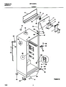 03 - Cabinet parts for Frigidaire Refrigerator MRT15CSEW3 from AppliancePartsPros.com