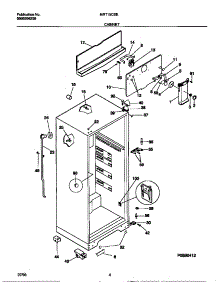 03 - Cabinet parts for Frigidaire Refrigerator MRT15CSEW1 from AppliancePartsPros.com