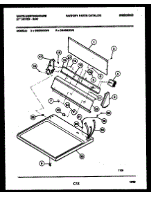 04 - Console And Control Parts parts for Frigidaire Dryer DG400KXD6 from AppliancePartsPros.com