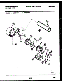 05 - Blower And Drive Parts parts for Frigidaire Dryer DG400KXD6 from AppliancePartsPros.com